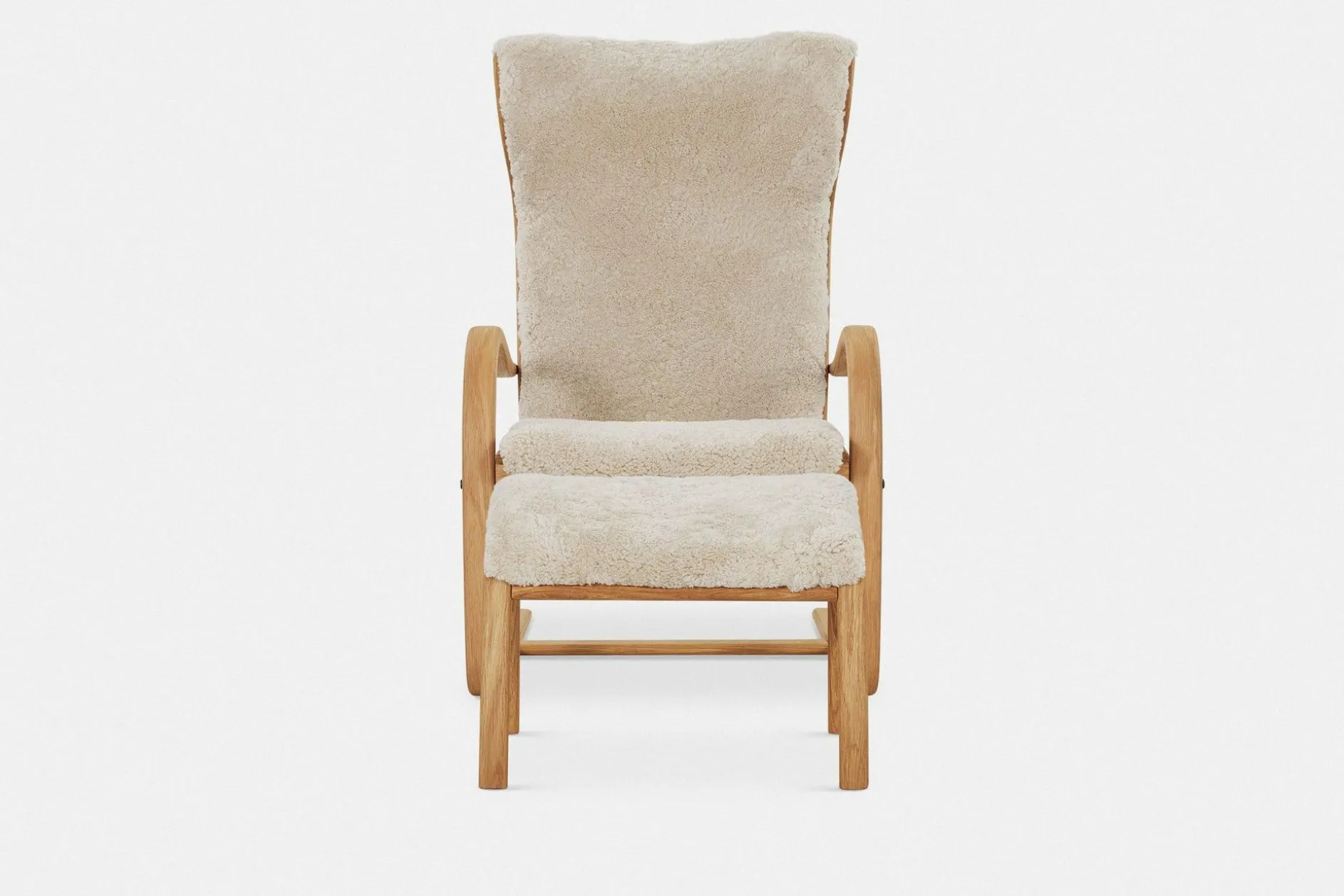 Gazell Flex - Armchair and Footstool by Jan Ekström by Conform