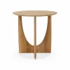 Geometric - Solid Wood Side Table by Ethnicraft