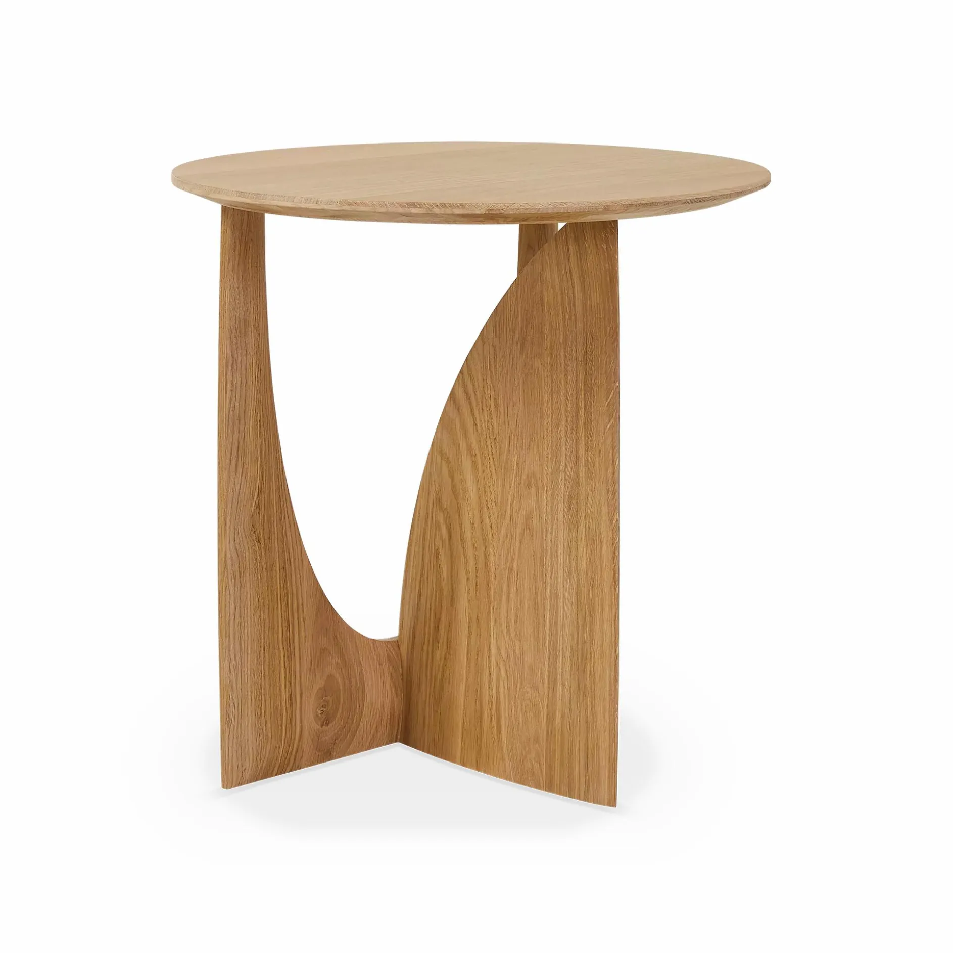 Geometric - Solid Wood Side Table by Ethnicraft