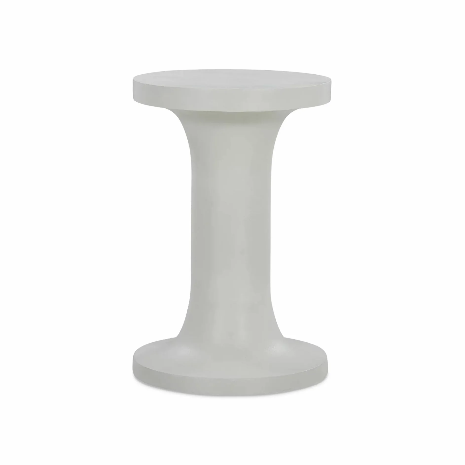 Gino - Textured Aluminium Side Table by Four Hands