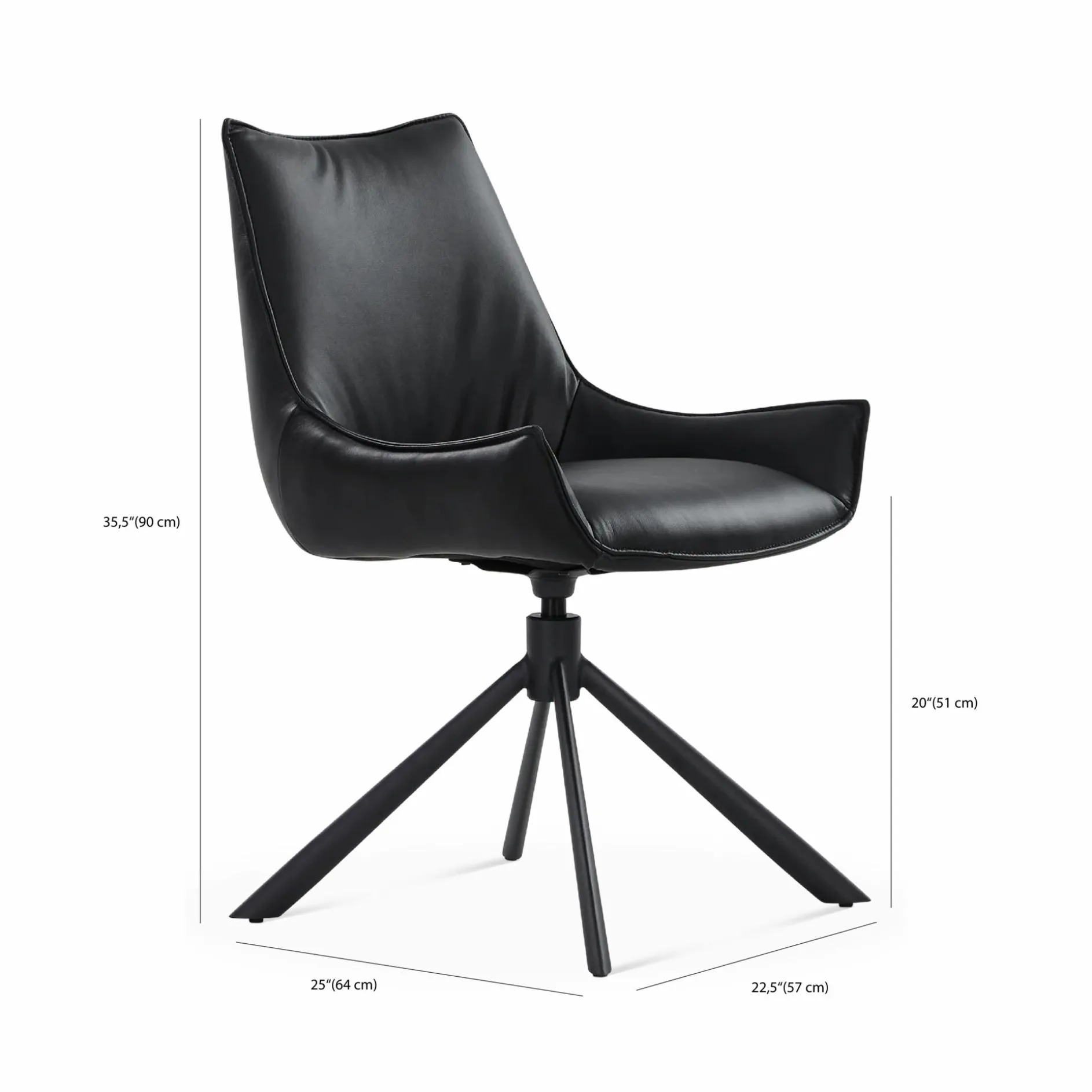 Giulia - Swivel Dining Chair