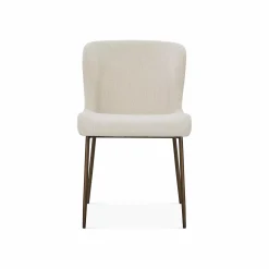 Glam - Bouclé Fabric Dining Chair