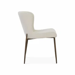 Glam - Bouclé Fabric Dining Chair