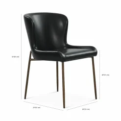 Glam - Faux Leather Dining Chair