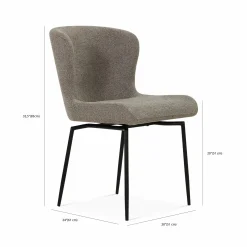 Glam - Swivel Dining Chair