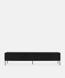 Grooves - Teak Wood TV Stand by Ethnicraft