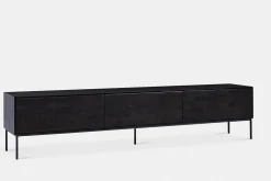 Grooves - Teak Wood TV Stand by Ethnicraft