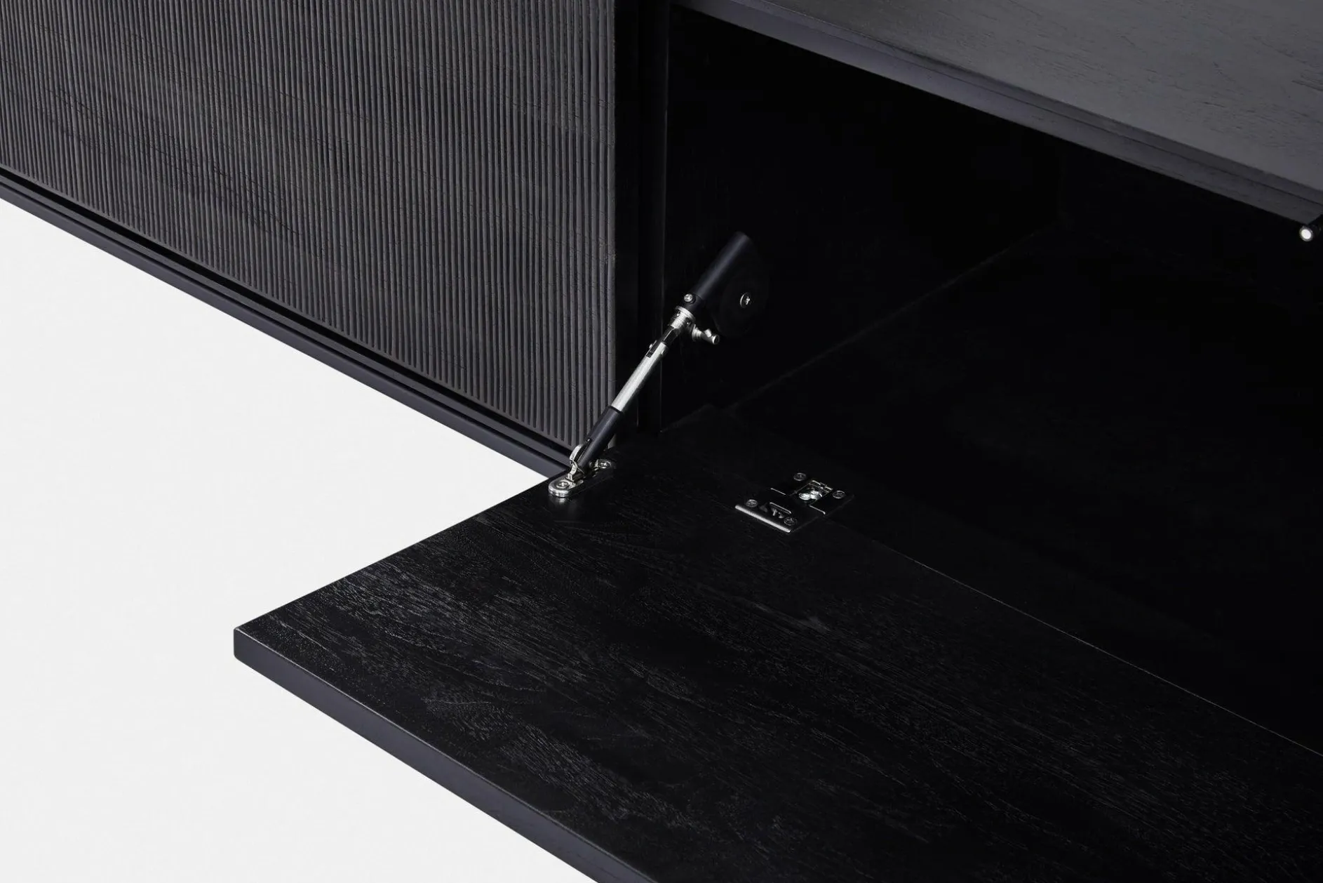 Grooves - Teak Wood TV Stand by Ethnicraft