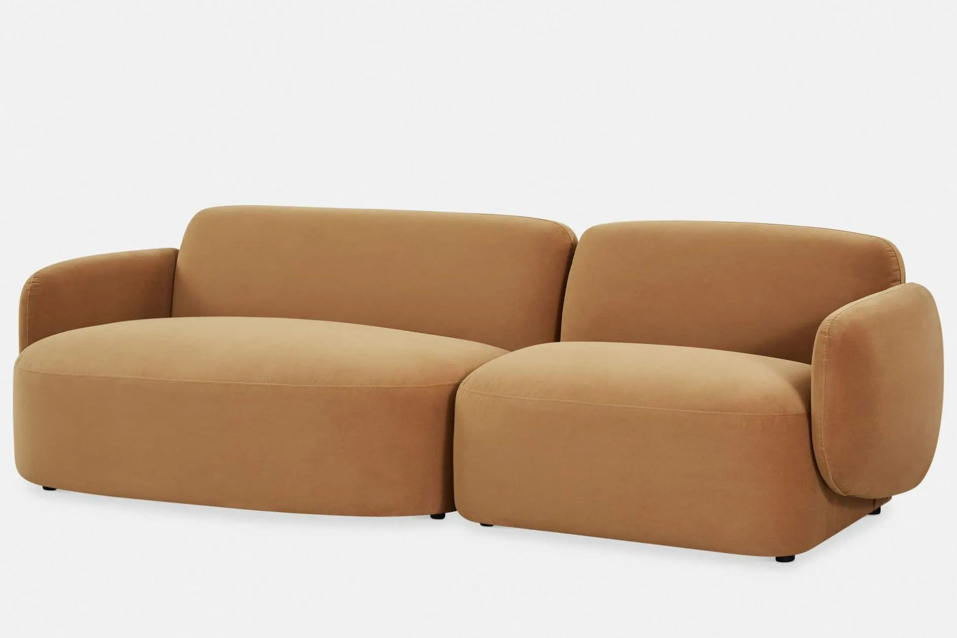 Gustave - Fabric-Upholstered Sectional Sofa