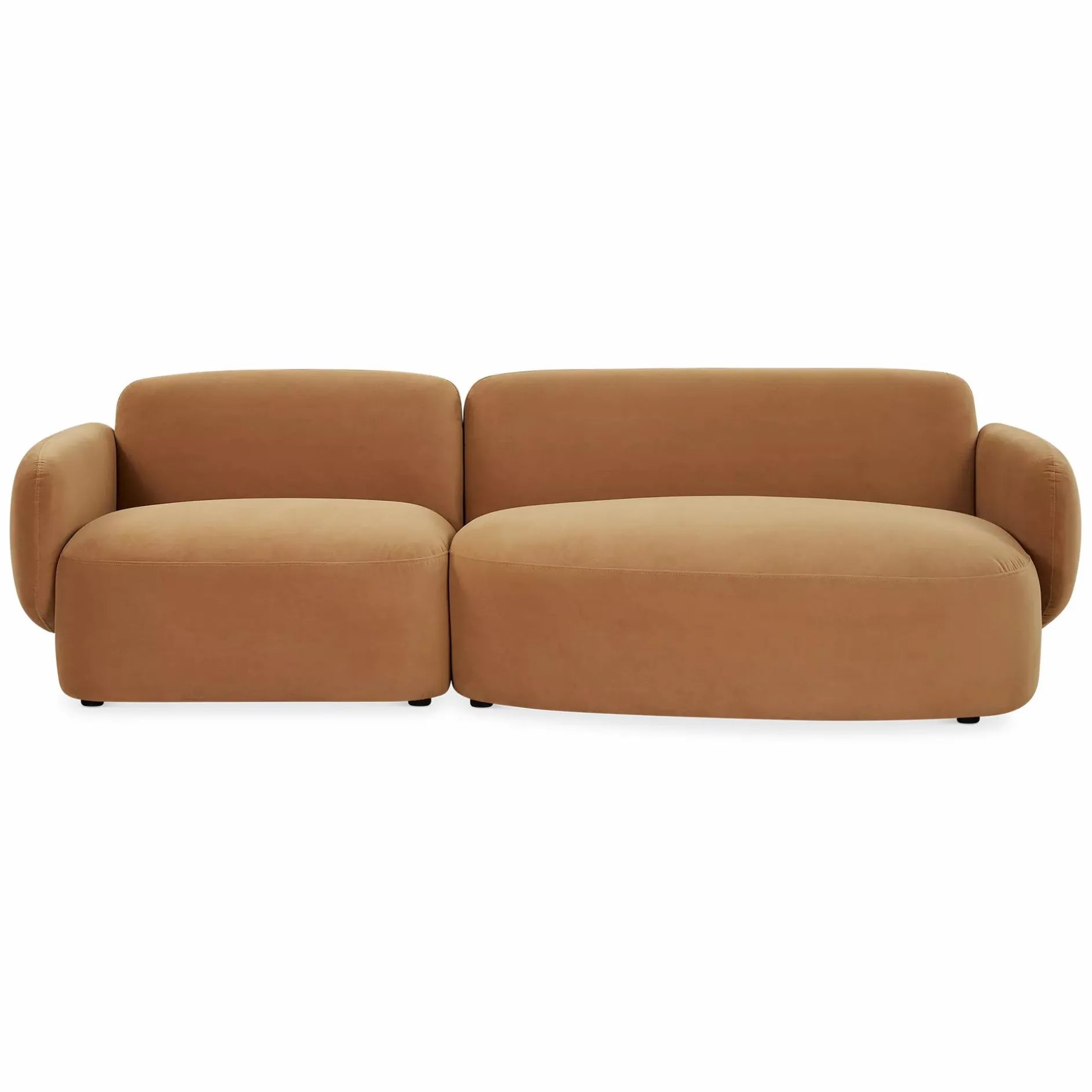 Gustave - Fabric-Upholstered Sectional Sofa