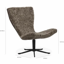Gyro - Swivel Chair without Armrests by Conform