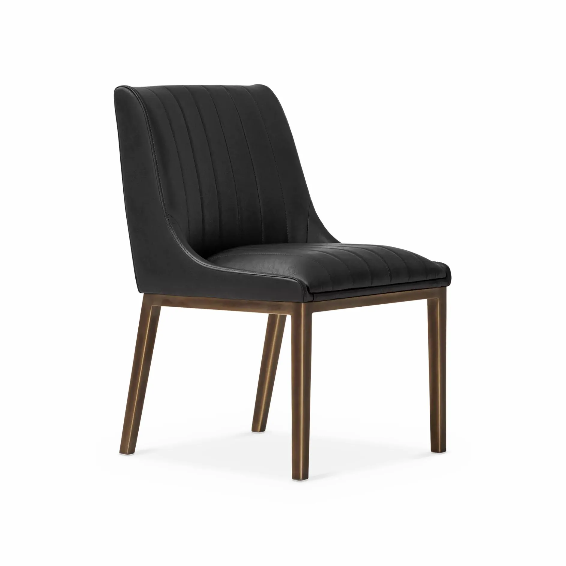 Halden - Aged Leather Dining Chair