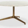 Helen - Round Coffee Table with Marble Top by Four Hands