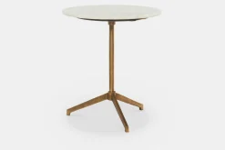 Helen - Round Side Table with Marble Top by Four Hands