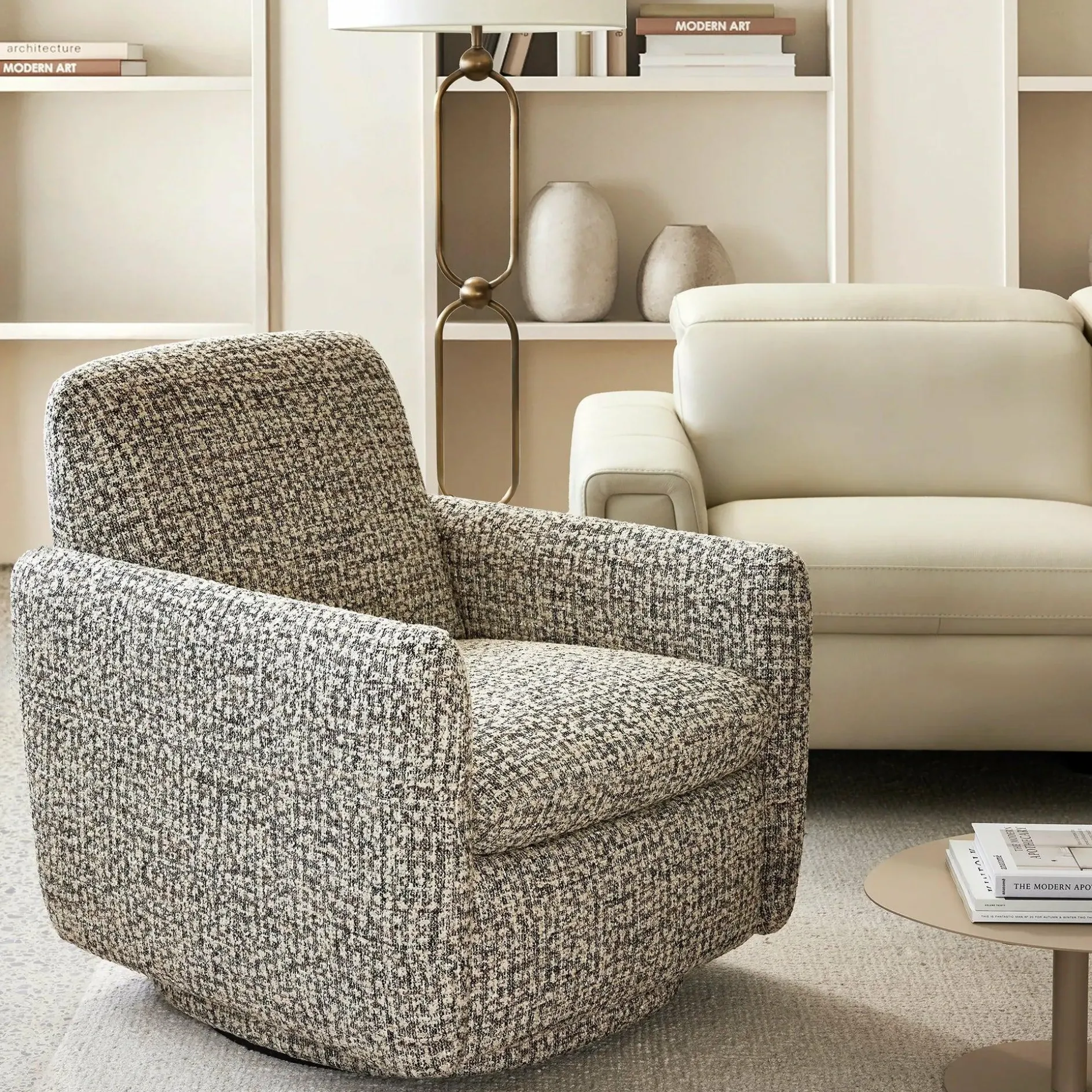 Hendrick - Swivel Chair by Incanto