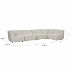 Hetchi - Fabric-Upholstered Modular Sofa