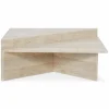 High-Low - Travertine Coffee Table