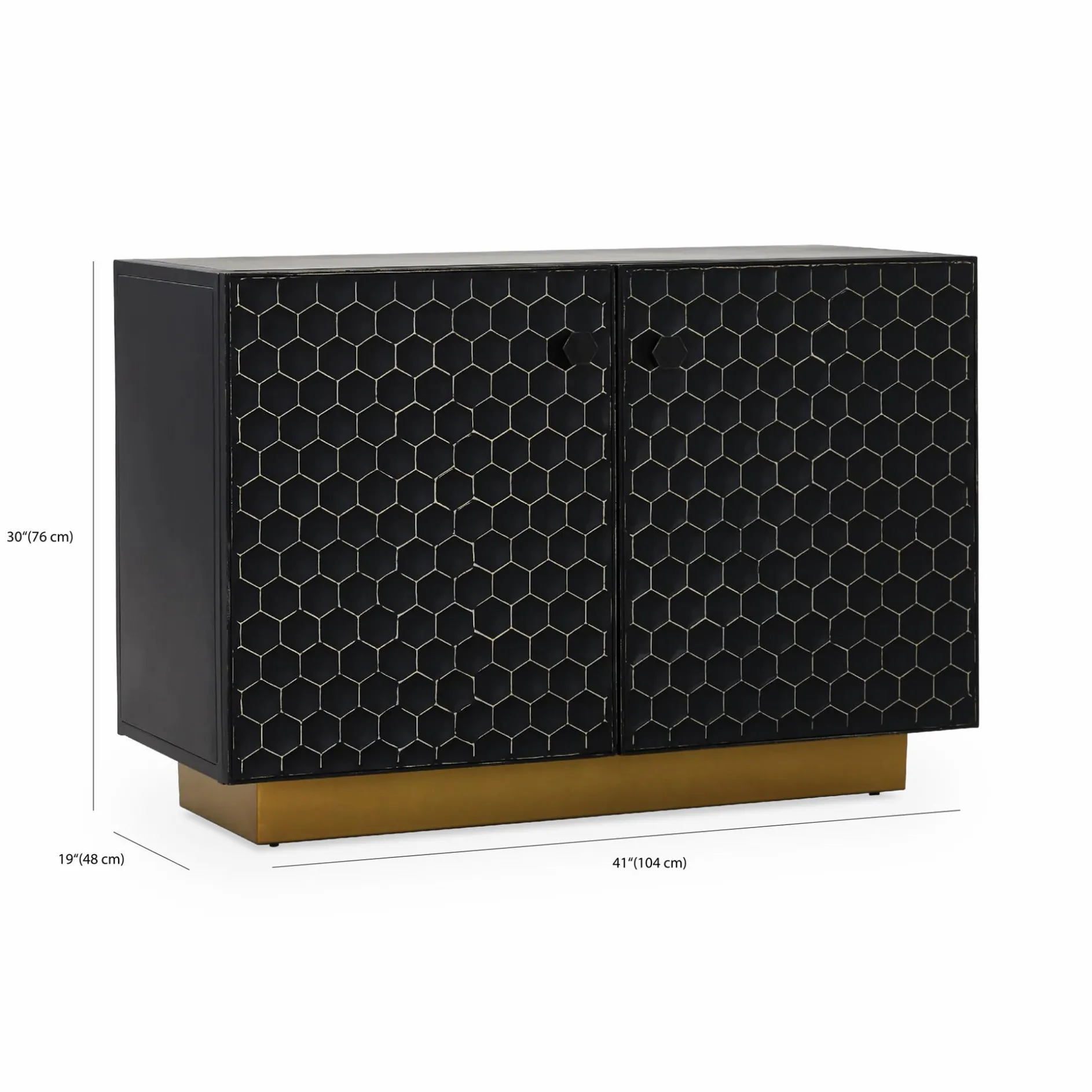 Hive - Sideboard with Honeycomb Motif