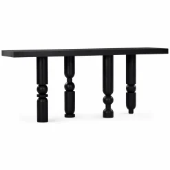 Hokina - Black Stained Oak Console Table