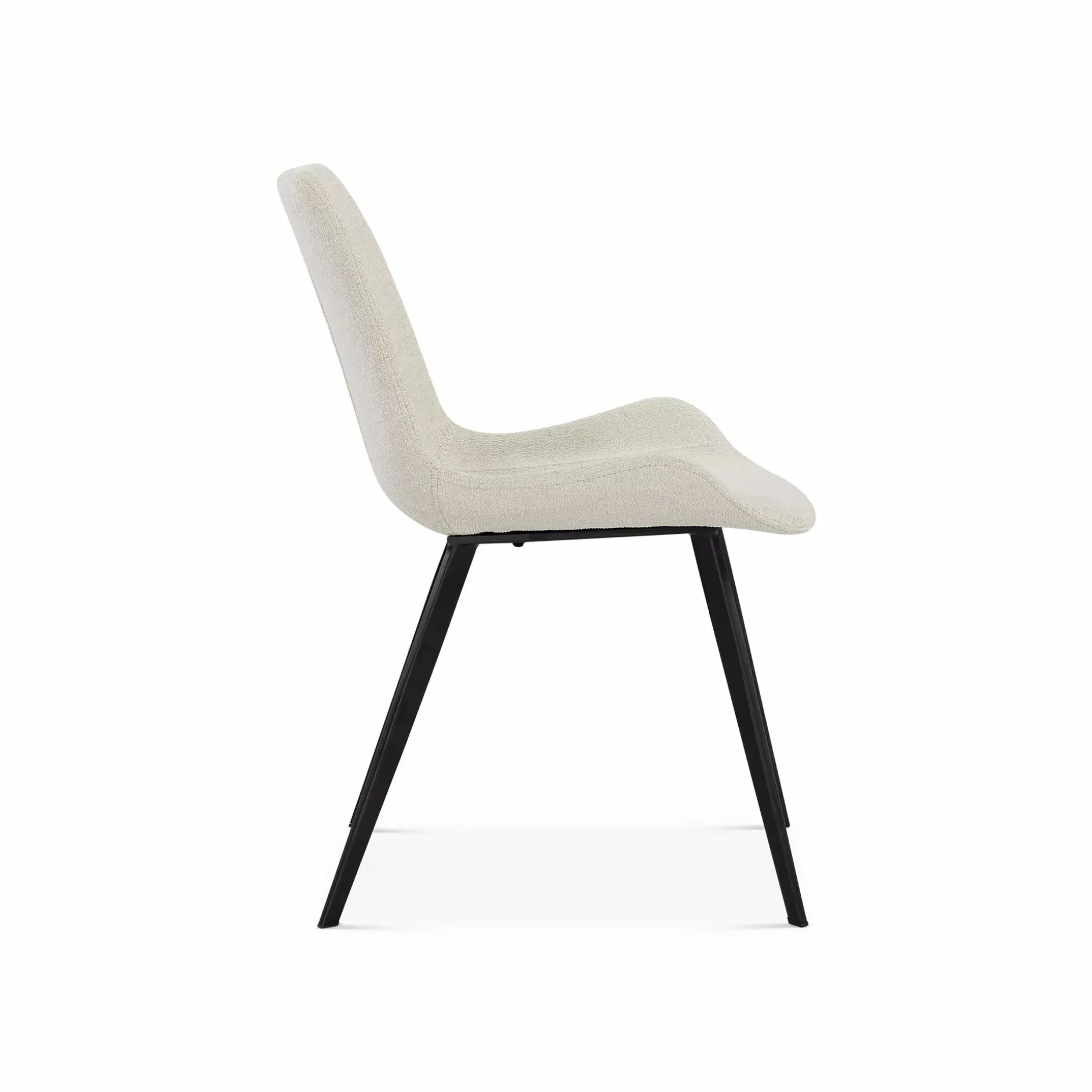 Hype - Bouclé Fabric Dining Chair