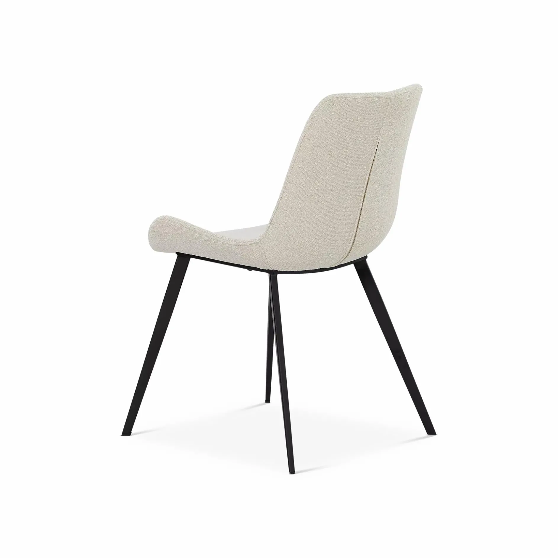 Hype - Bouclé Fabric Dining Chair