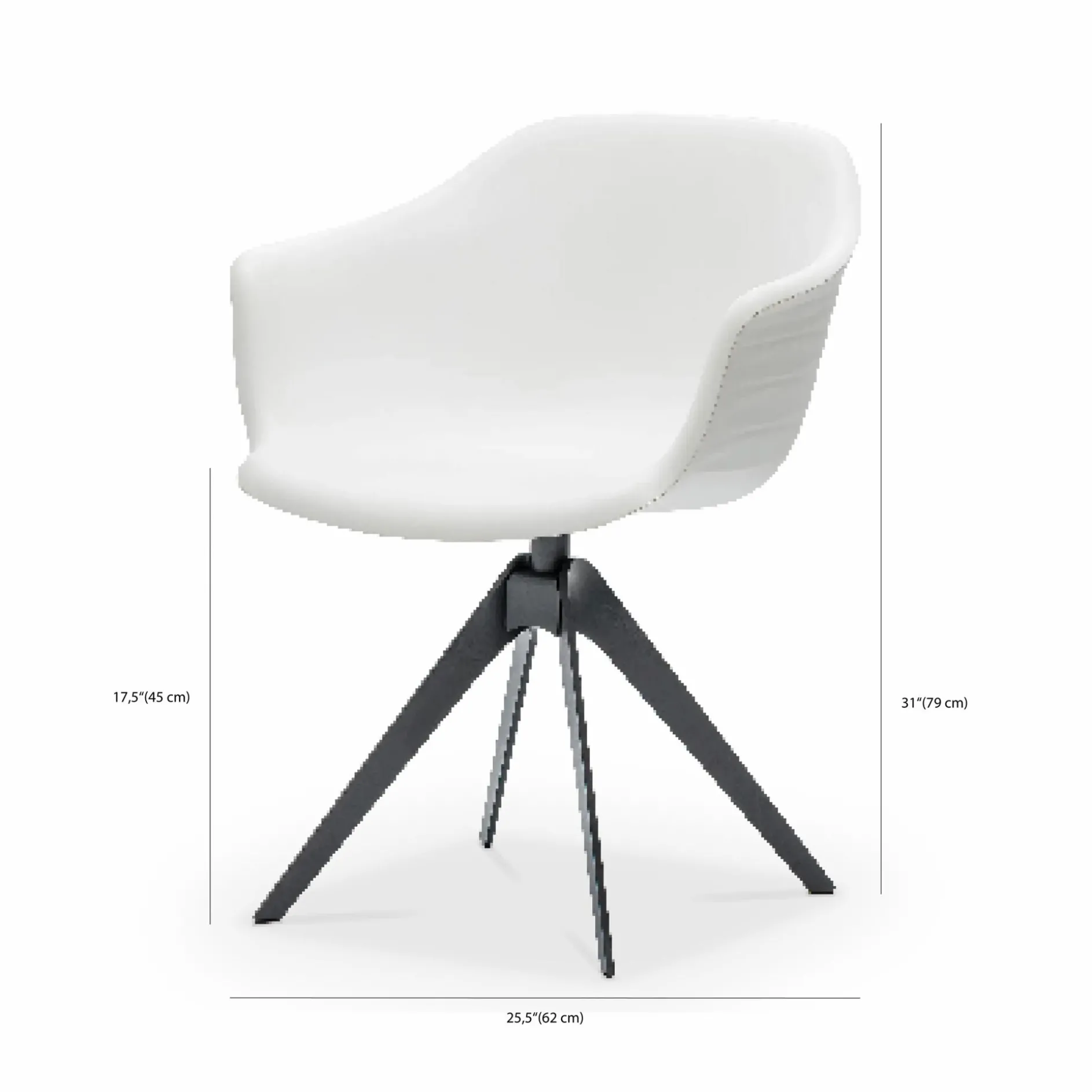 Indy - Swivel Armchair by Cattelan Italia