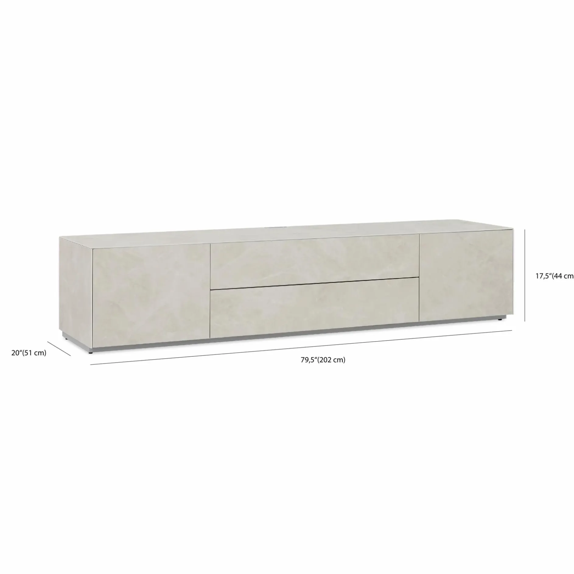 Inside - Ceramic TV Stand