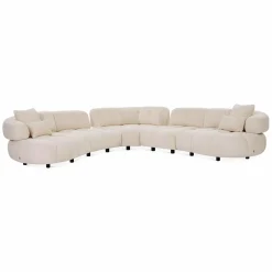 Iris - Modular Sofa with Adjustable Backrests by Miki Ferrari