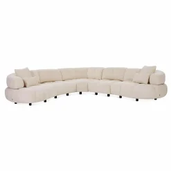 Iris - Modular Sofa with Adjustable Backrests by Miki Ferrari
