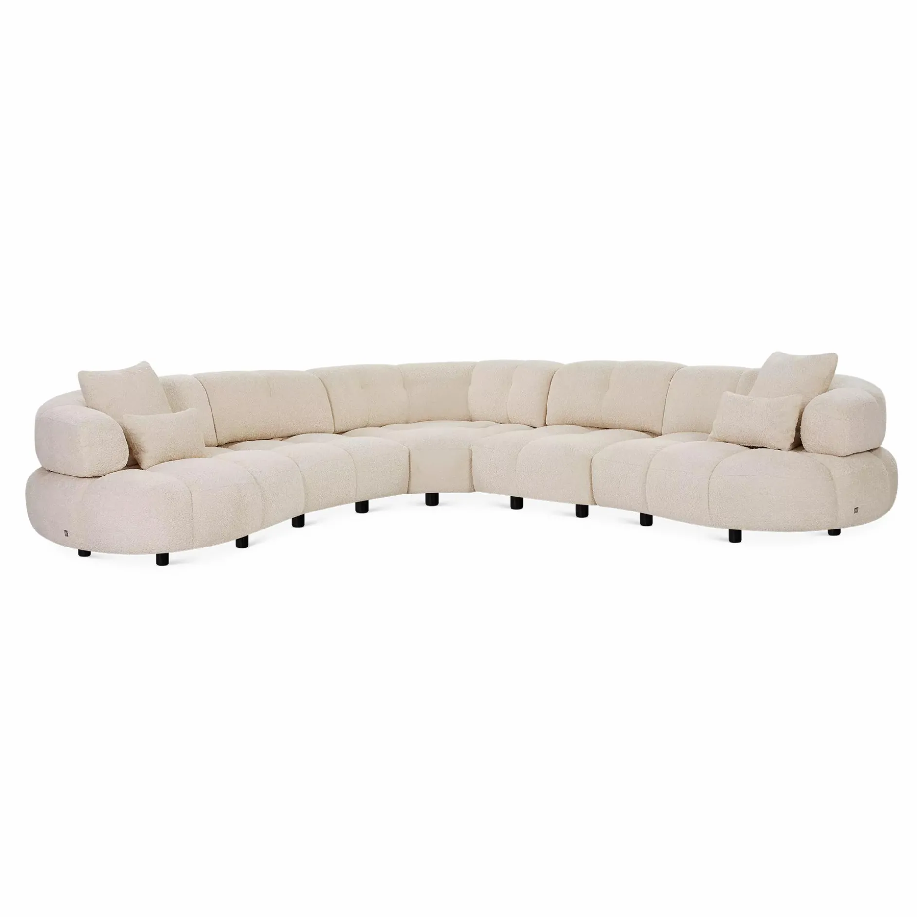 Iris - Modular Sofa with Adjustable Backrests by Miki Ferrari