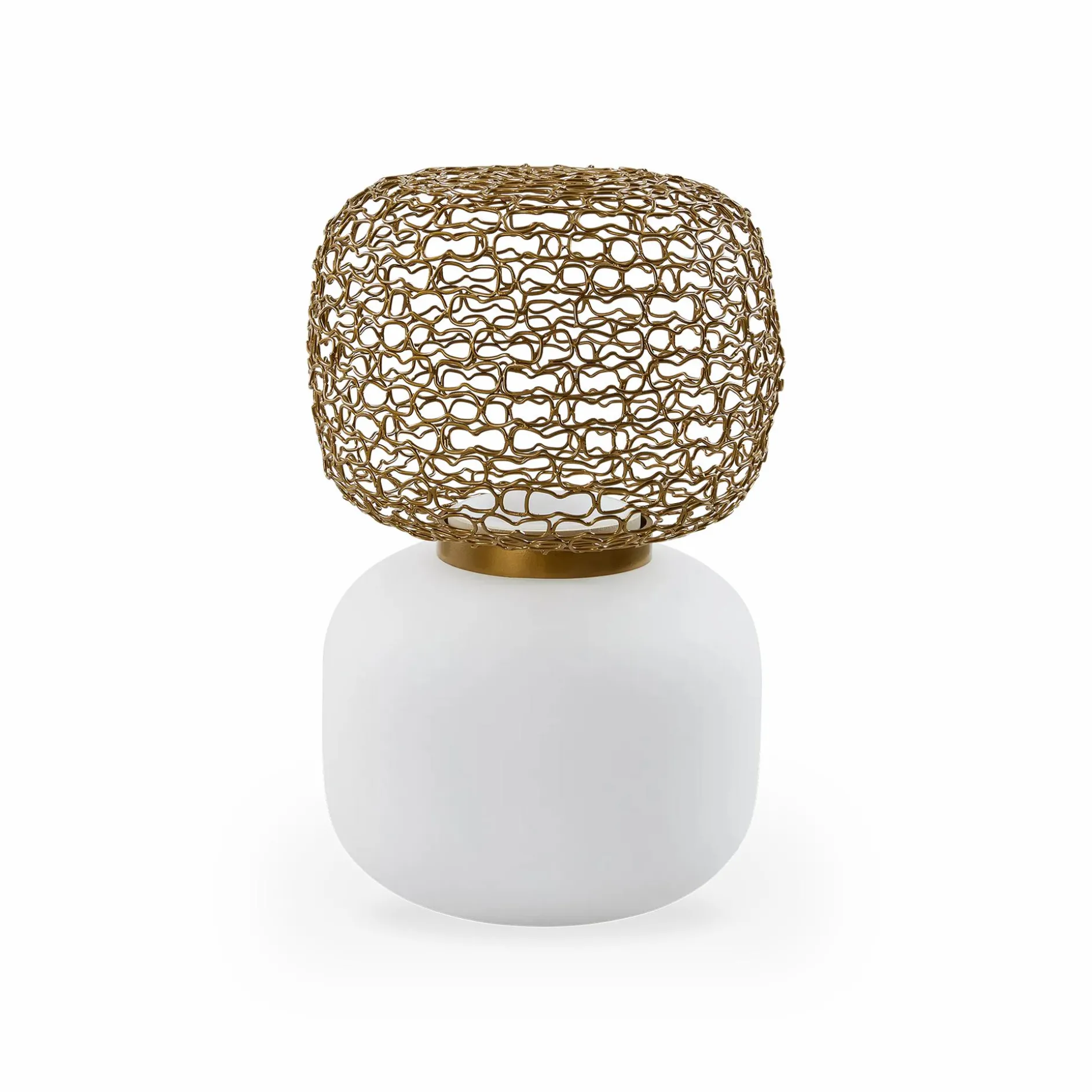 Jali - Table Lamp with Brass Mesh by Ligne Roset