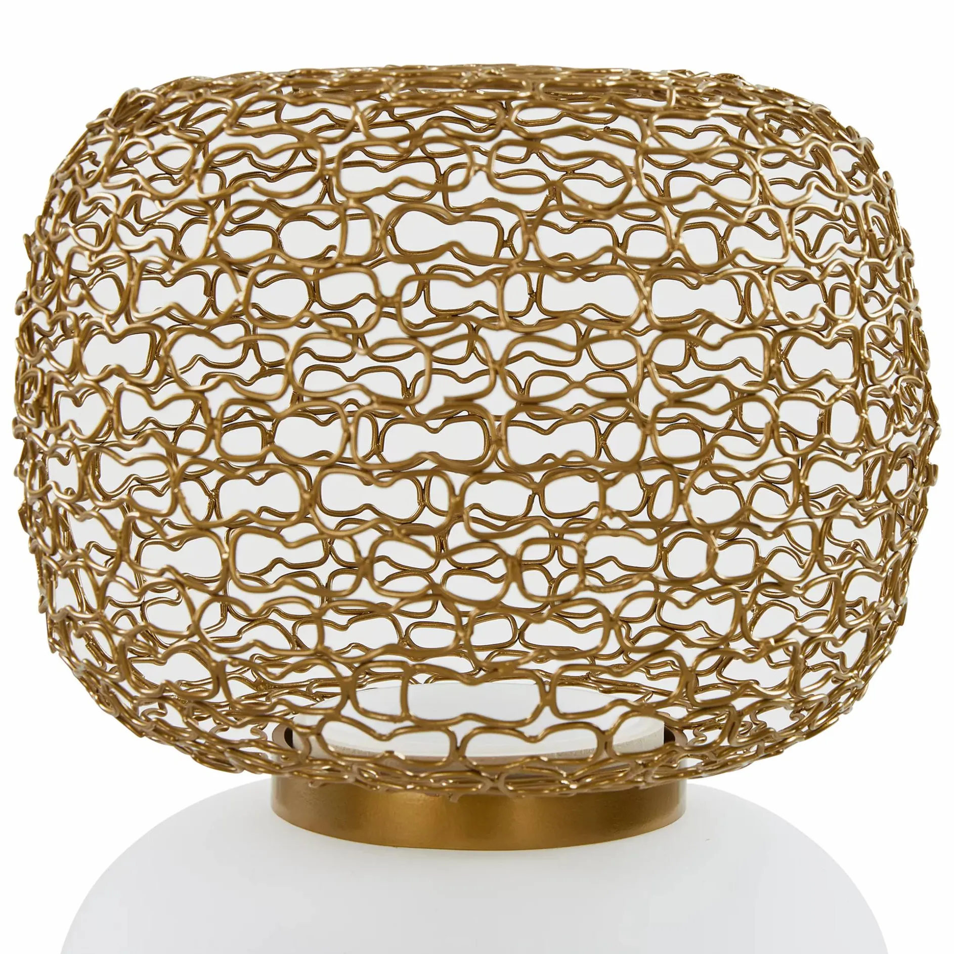 Jali - Table Lamp with Brass Mesh by Ligne Roset