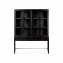 Jimi - Black Metal Cabinet by Four Hands