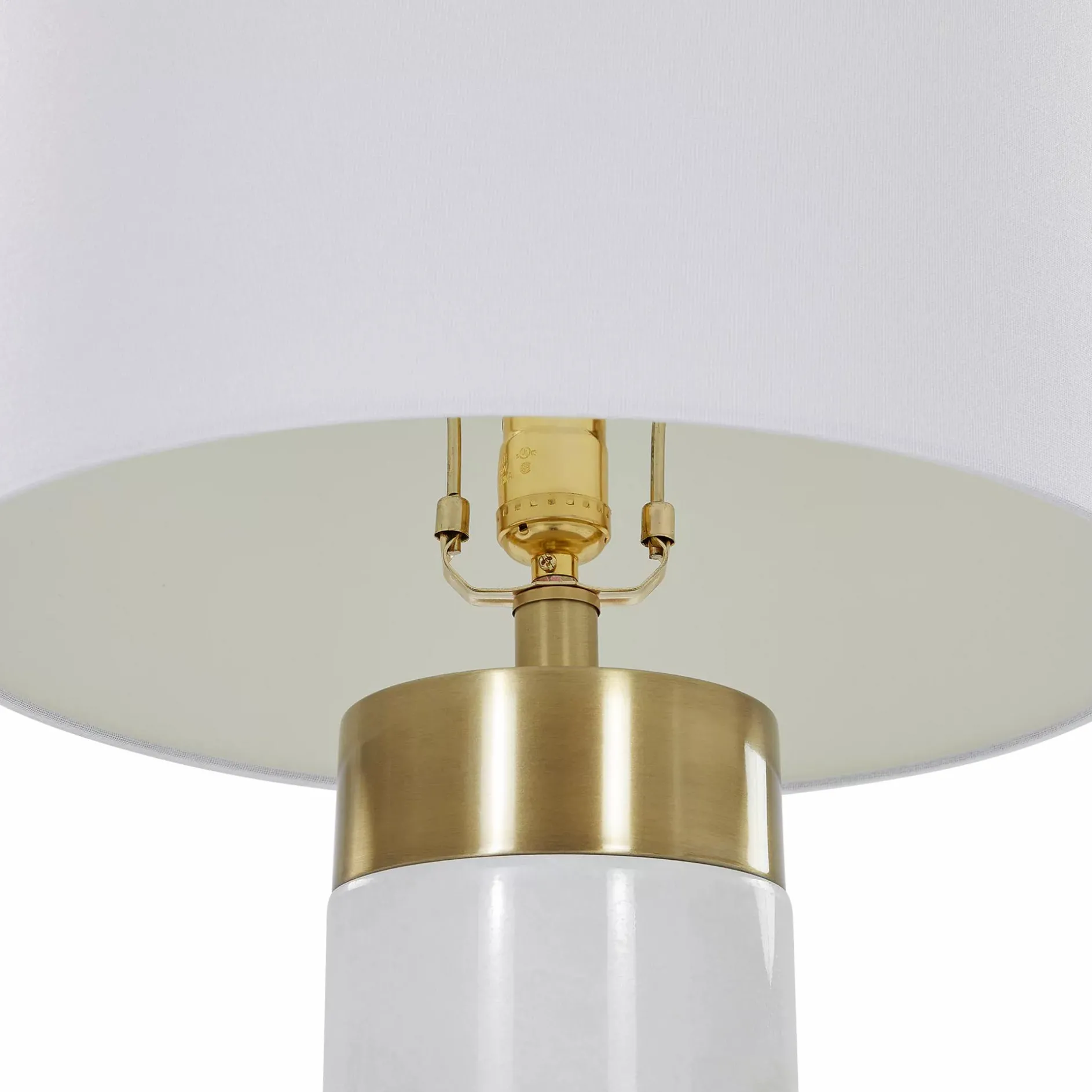 Jocelyn - White Marble Table Lamp