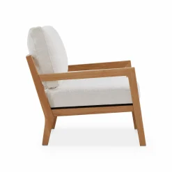 Karetta - Oak Wood Armchair by Furninova