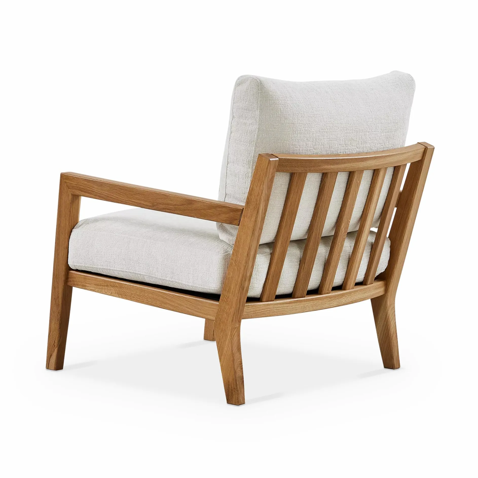 Karetta - Oak Wood Armchair by Furninova