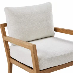 Karetta - Oak Wood Armchair by Furninova