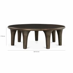 Kelden - Antique Bronze Coffee Table by Four Hands