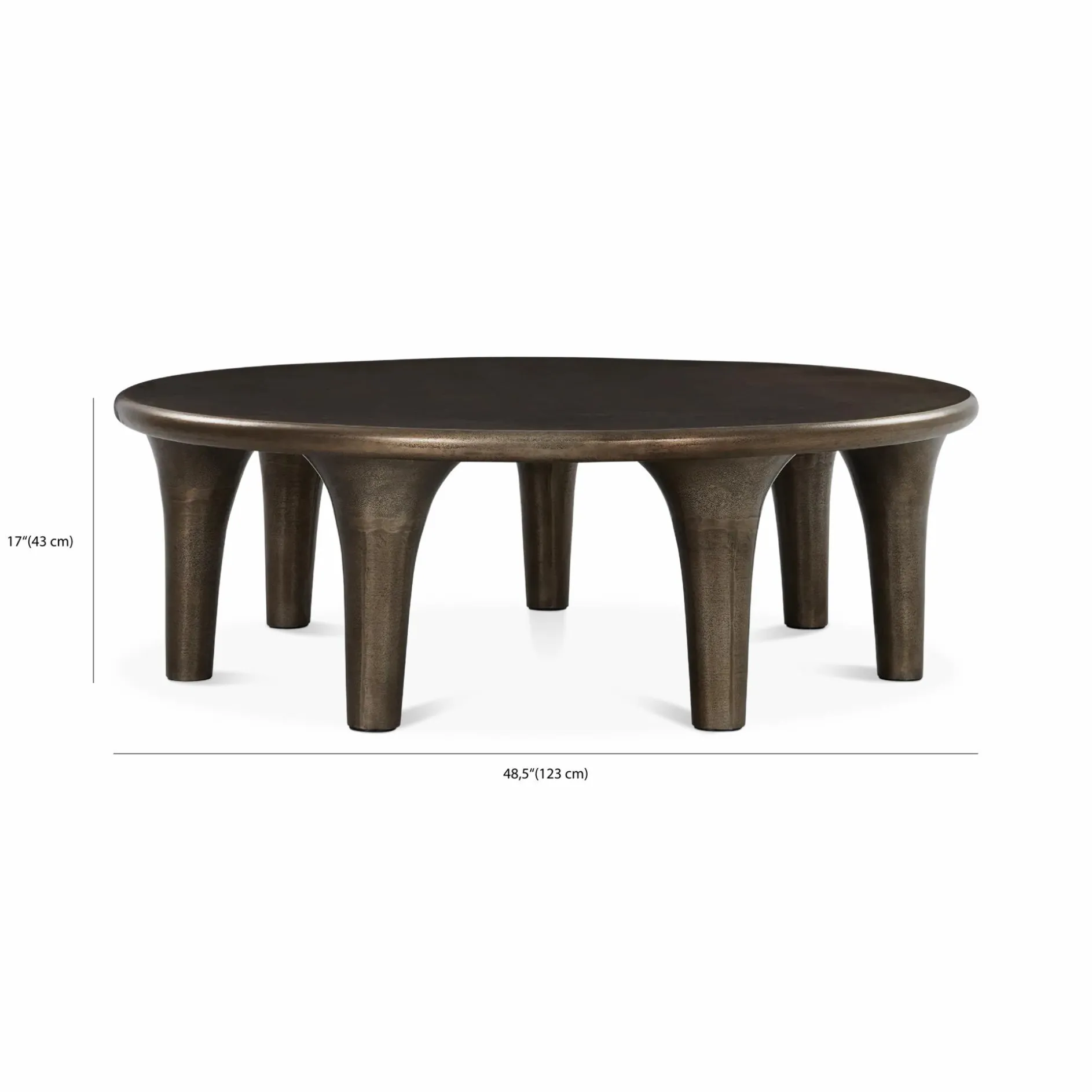 Kelden - Antique Bronze Coffee Table by Four Hands