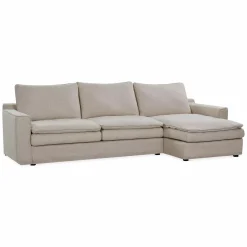 Kibo - Fabric-Upholstered Sectional Sofa by Furninova