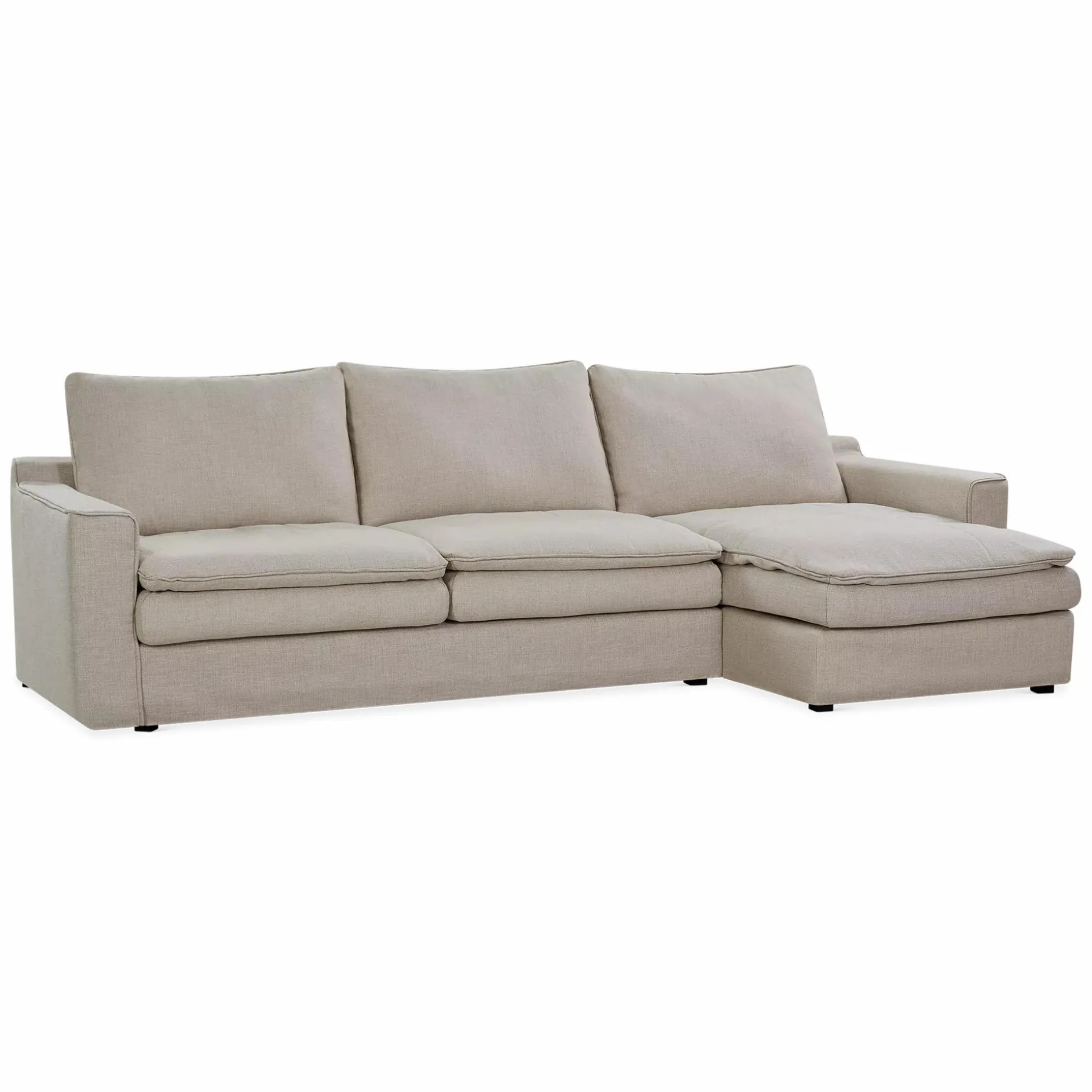 Kibo - Fabric-Upholstered Sectional Sofa by Furninova