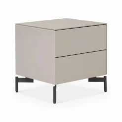 Laura - Frosted Glass Nightstand