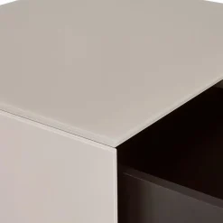 Laura - Frosted Glass Nightstand