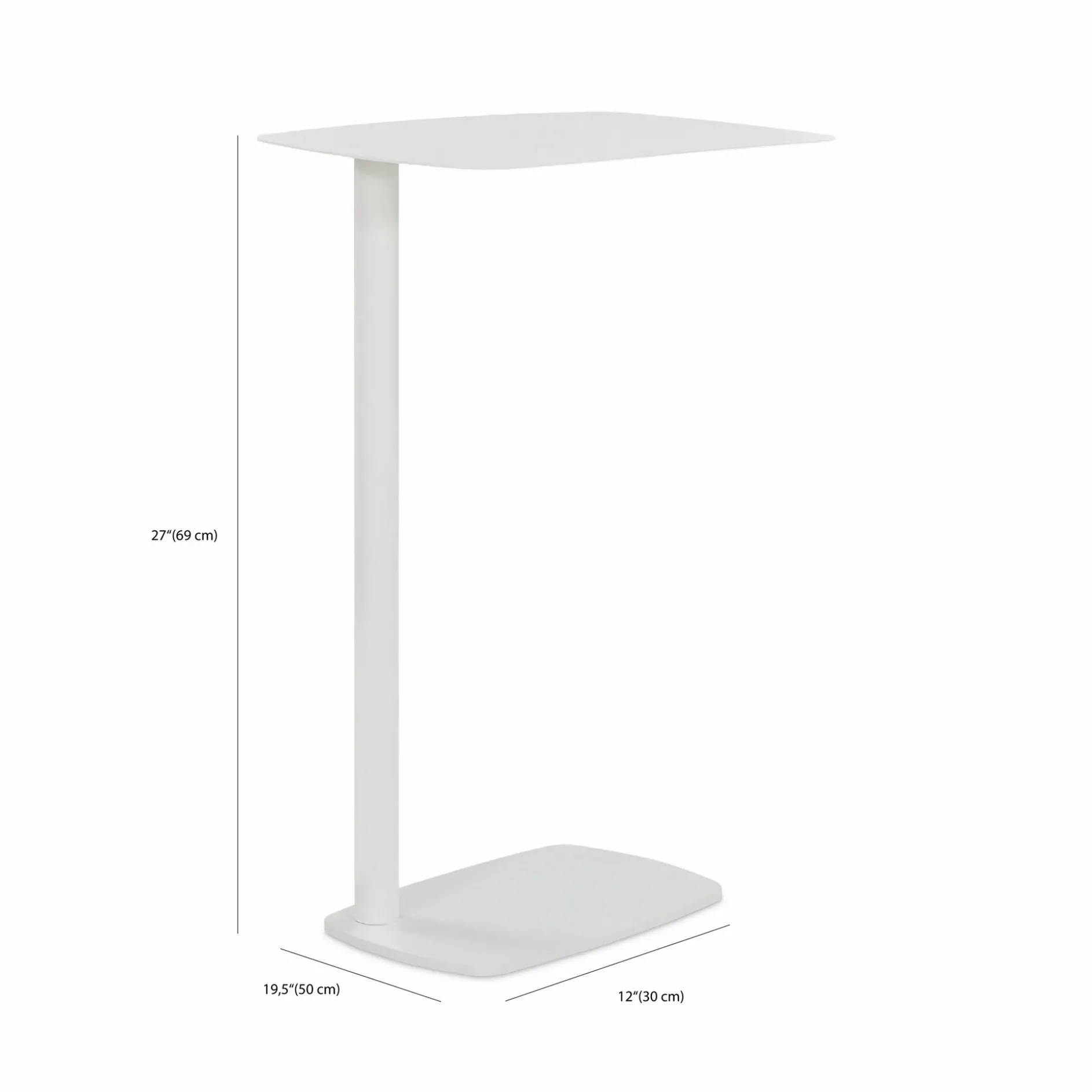 Leo - Metal Side Table by Trica