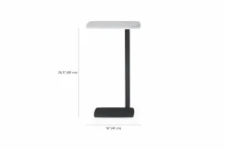 Leo - Side Table with Porcelain Top by Trica