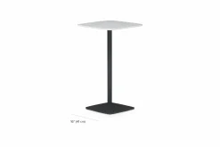 Leo - Side Table with Porcelain Top by Trica