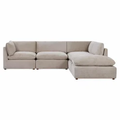 Livia - Velvet Upholstered Modular Sofa