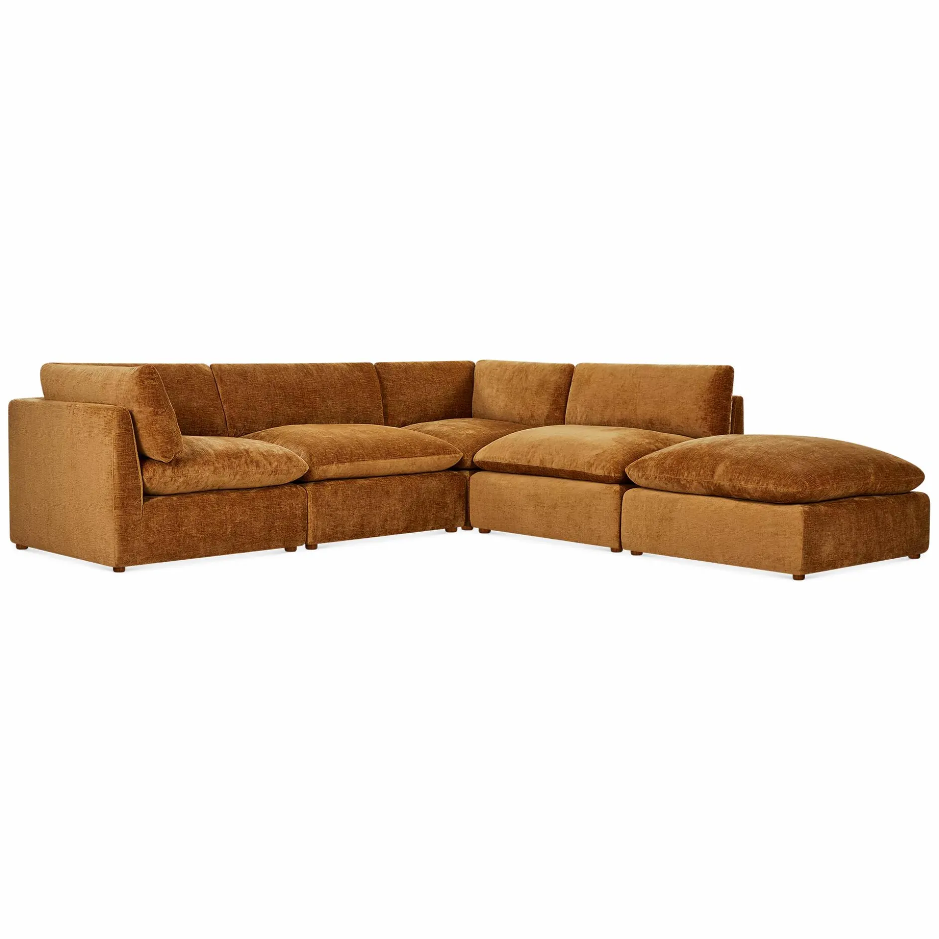 Livia - Velvet Upholstered Modular Sofa