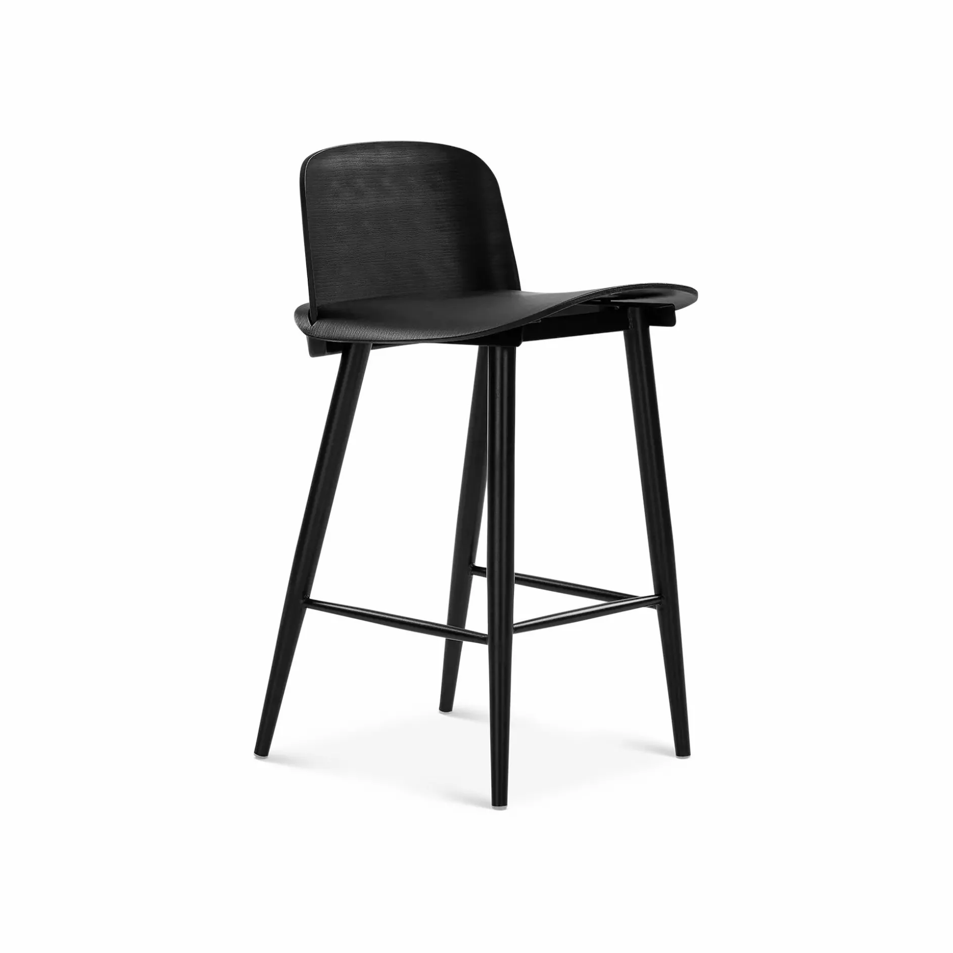 Looey - Black Counter Stool