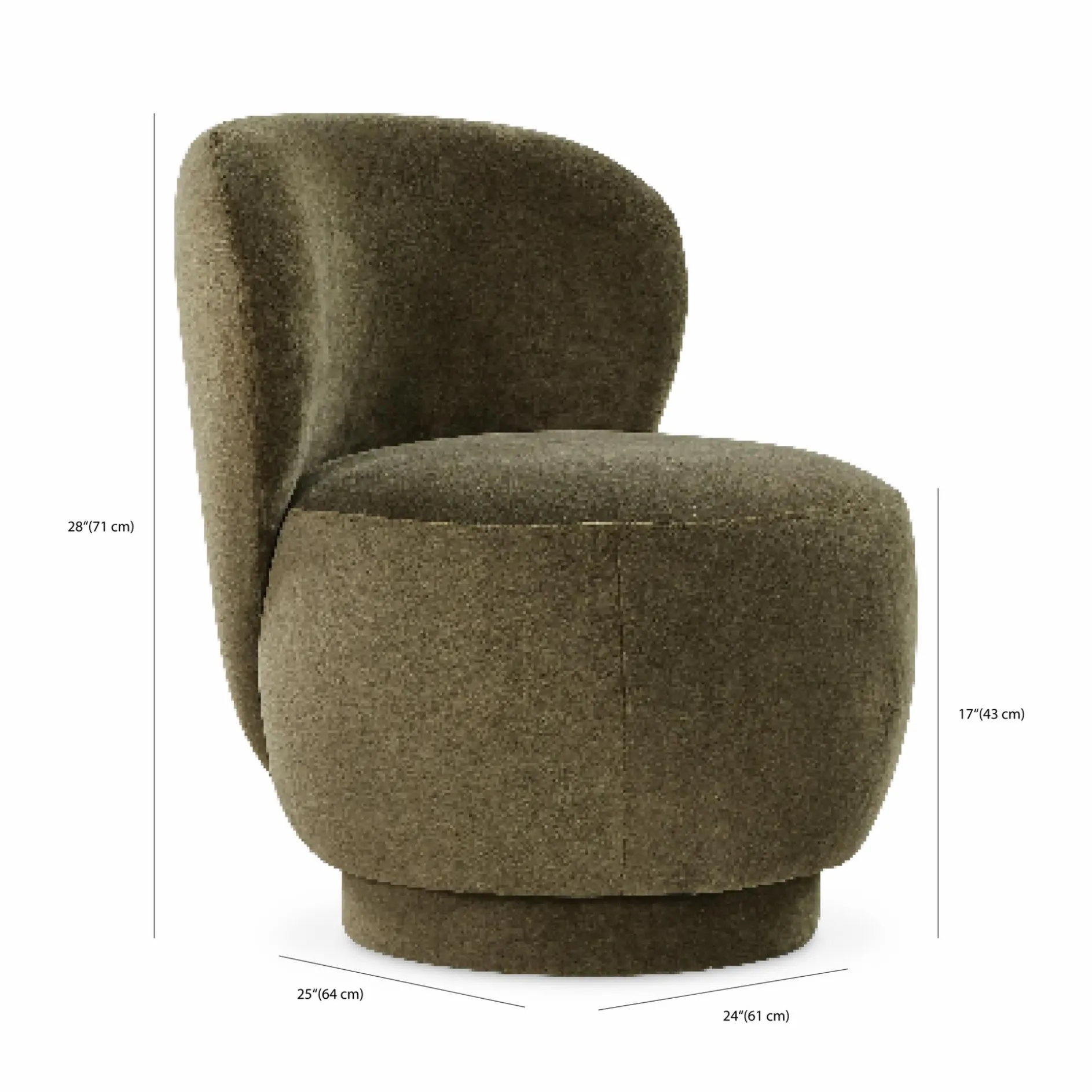 Loren - Swivel Chair by Furninova